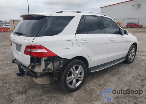 2014 Mercedes-Benz Ml 350 4Matic z USA, uszkodzony, nr VIN 4JGDA5HB7EA284113